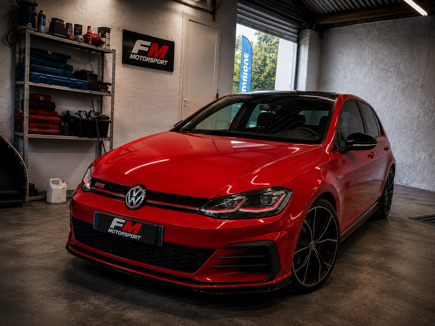 Volkswagen Golf GTI TCR préparée par FM Motorsport à Saint-Martin-de-Valgalgues